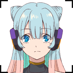 正面顔