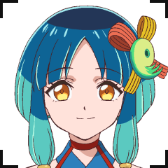 正面顔