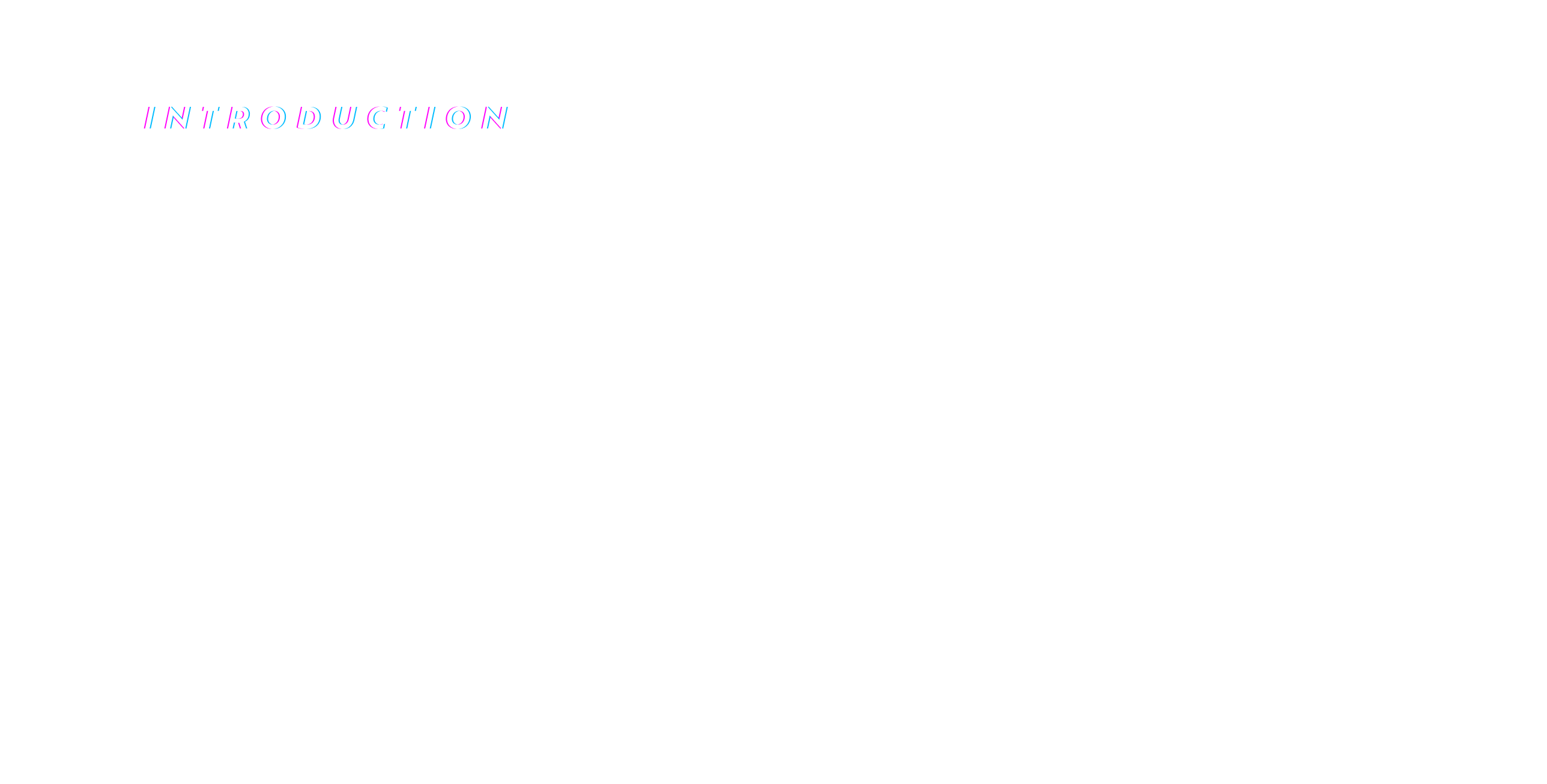 INTRODUCTION